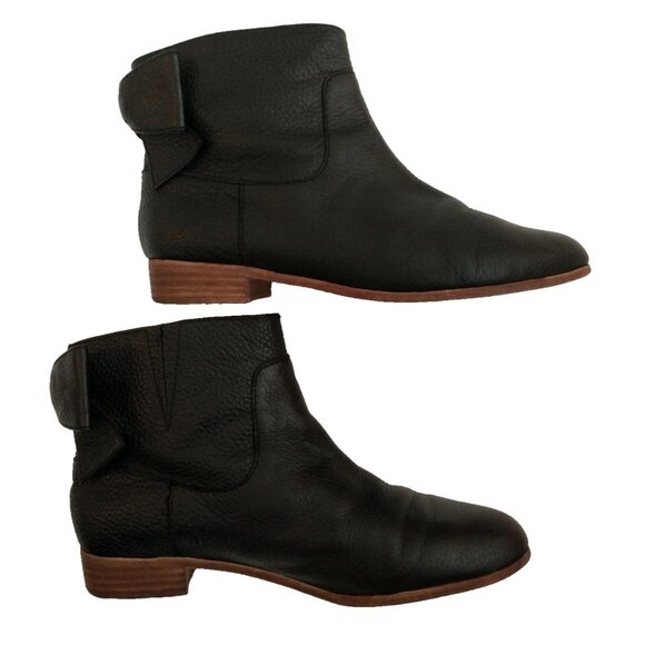 kate spade new york Shoes - Kate Spade NY Women's Leather Ankle Boots Prospect Bow Stretch Side Bootie - 9M